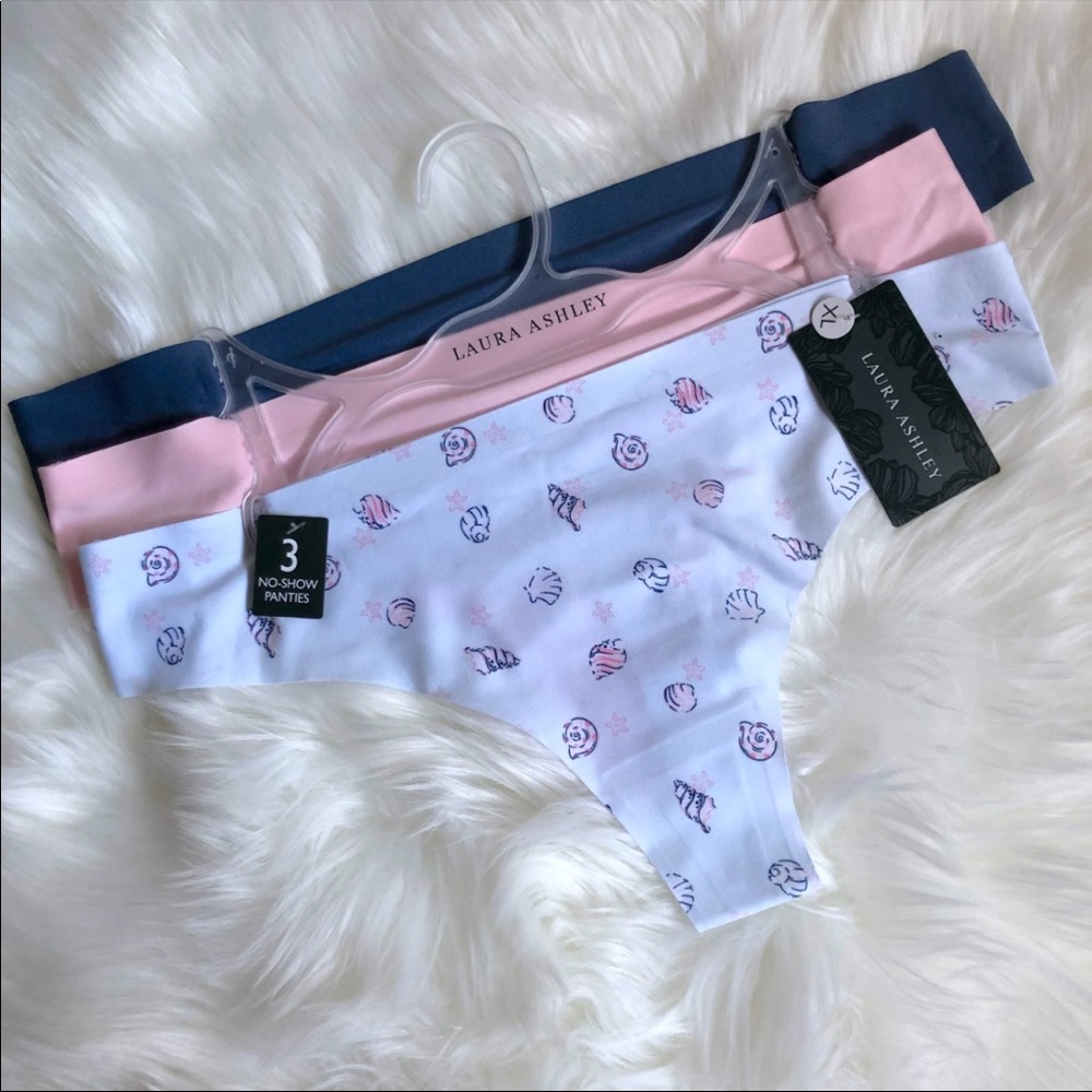 3-pack Laura Ashley Panty Line Thongs